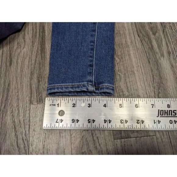 Joe's Womens Size 25 Flawless The Icon Mid Rise Skinny Cropped Denim Blue Jeans - Picture 12 of 12